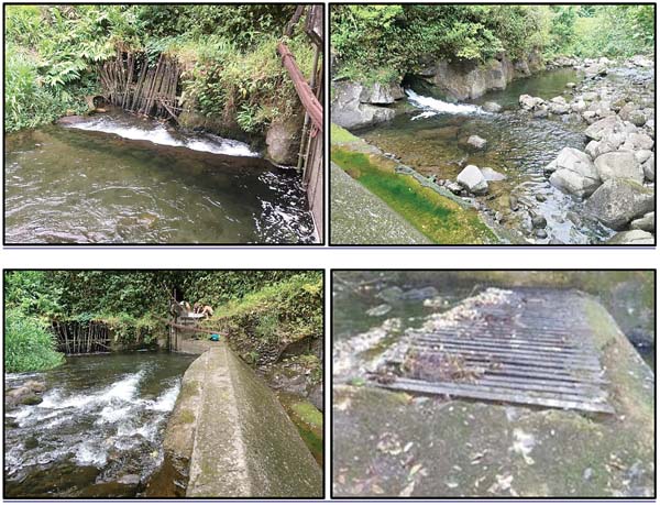 These photos show Honokohau Stream ditch system before damage from two hurricanes in 2018. Maui Land & Pineapple Co. photos