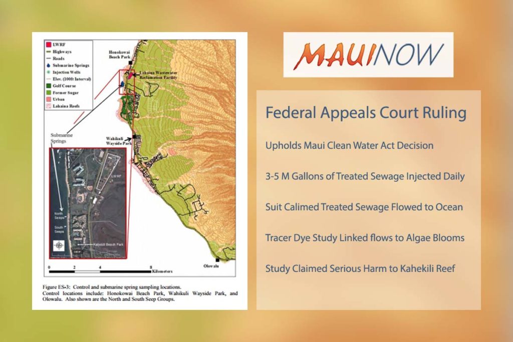 Appeals Court Rules on Case Involving Lahaina Injection Wells